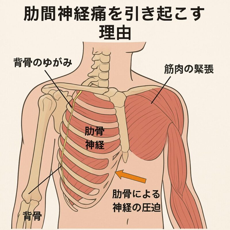肋間神経痛を引き起こす理由